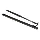 Optiparts EX1125 Optimist Alu Pinne schwarz mit Deluxe Ausleger