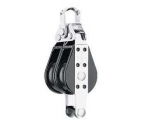 Harken H128 Big Bullet Block zweifach mit Hundsfott