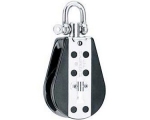 Harken H1571 Midrange Hexaratchet Block einfach Drehsinn gegen die Uhr