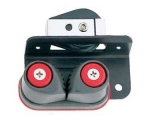 Harken H197 Bullet Durchgangsblock mit Winkel und Harken HK150 Cam-Matic Klemme