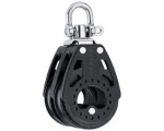 Harken H2602 Carbo-Doppelblock 57mm mit Wirbel