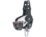Harken H2624 Carboblock Violinblock 57mm mit Harken HK150 Cam-Matic Klemme mit Wirbel und Hundsfott