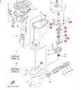 Yamaha Wasserpumpen Kit für F20A F20D F25A F25D Außenborder