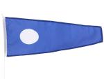 Signalflagge / Zahlenwimpel 2 (Bissotwo) Regatta Flagge - Zeichen für die Wettfahrtleitung bei Segel - Regatten Größe: 30x45 cm