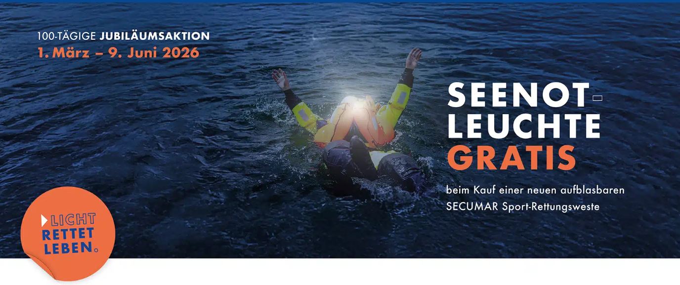 Secuamr 100 Jahre Aktion Seenotleuchte kostenlos - Seculux
